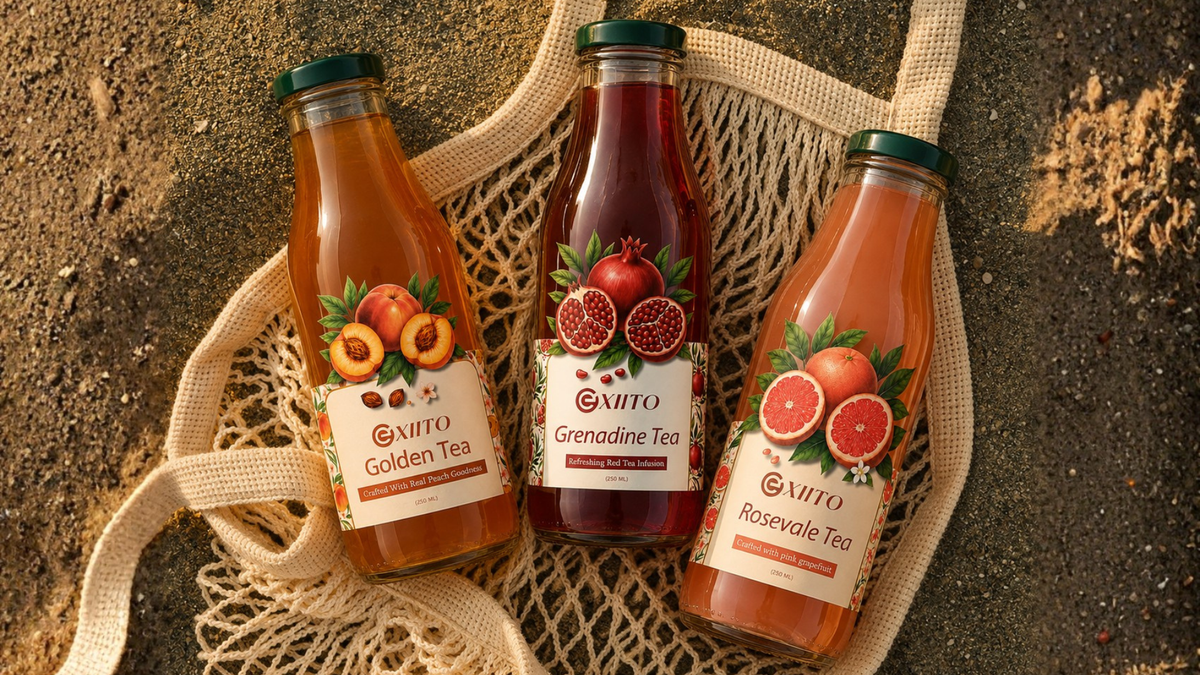 Exiito Golden tea, Grenadine Tea, Rosevale tea 