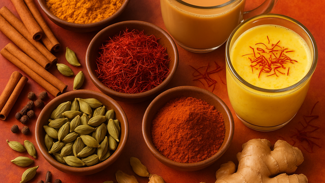 Spices used in Indian drinks