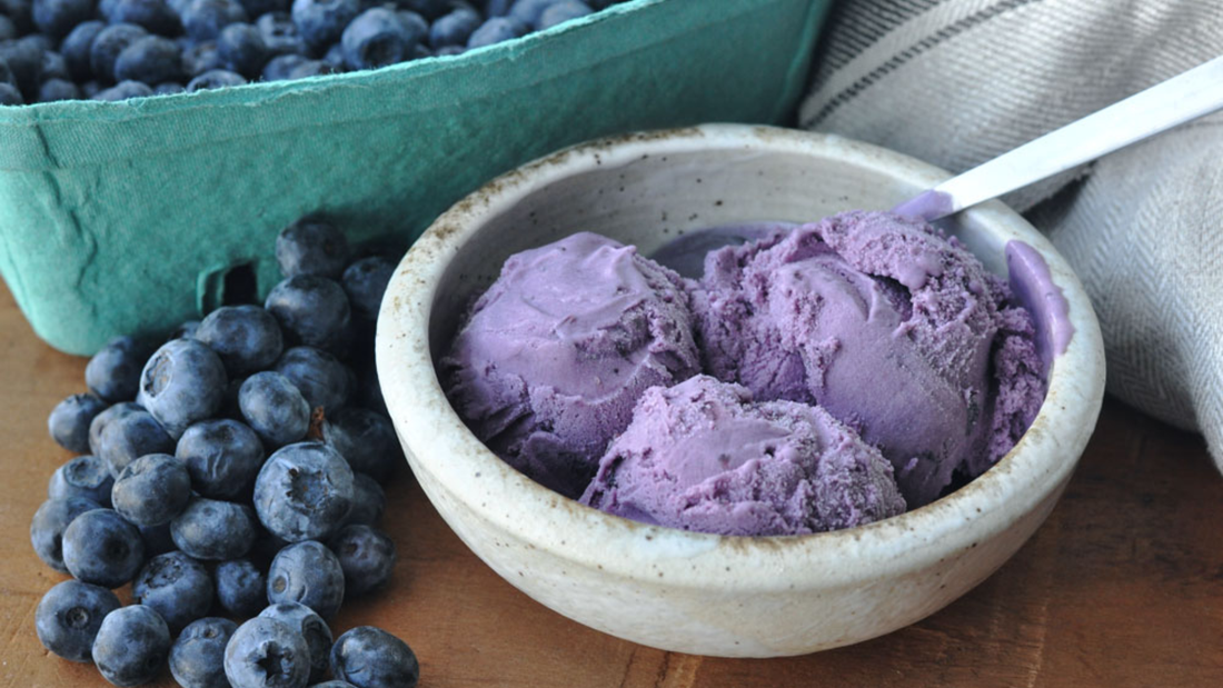 How to Make Creamy Blueberry Ice Cream at Home