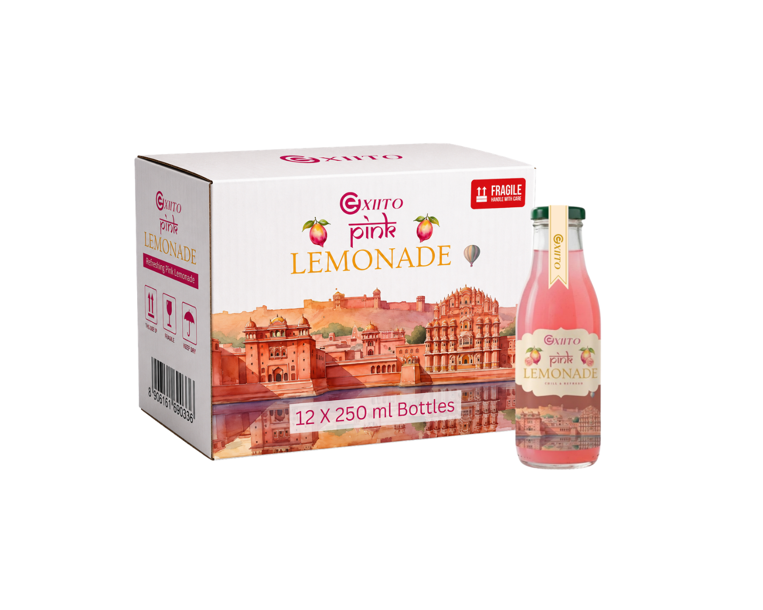 Pink lemonade (PACK OF 12)